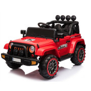 Carro Elétrico Jeep FullTime 4x2 12V Bateria c/ Comando Vermelho Vermelho BRD-7588 (RED) - ONBIT